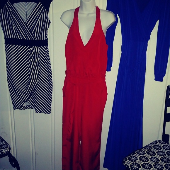 Red Jump Suite - Picture 5 of 7